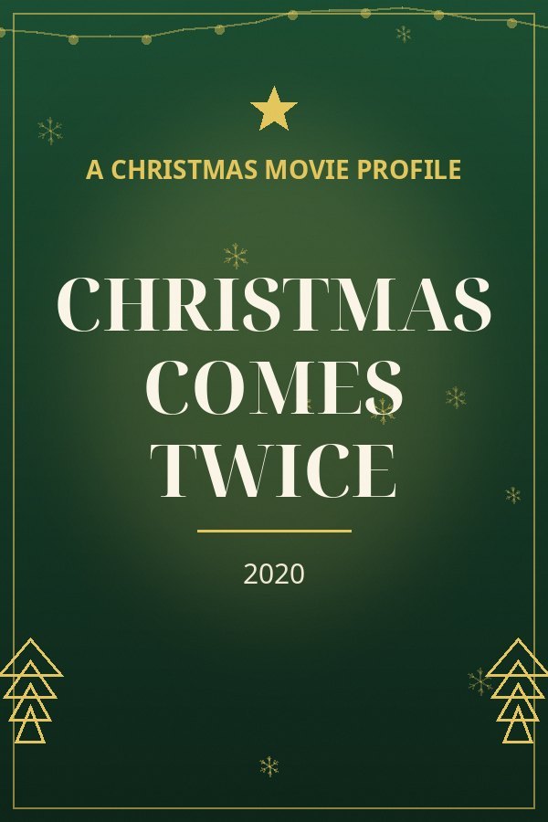 Christmas Comes Twice — designed title card art