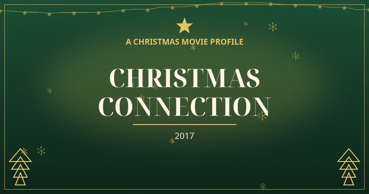 Christmas Connection — original designed title card art