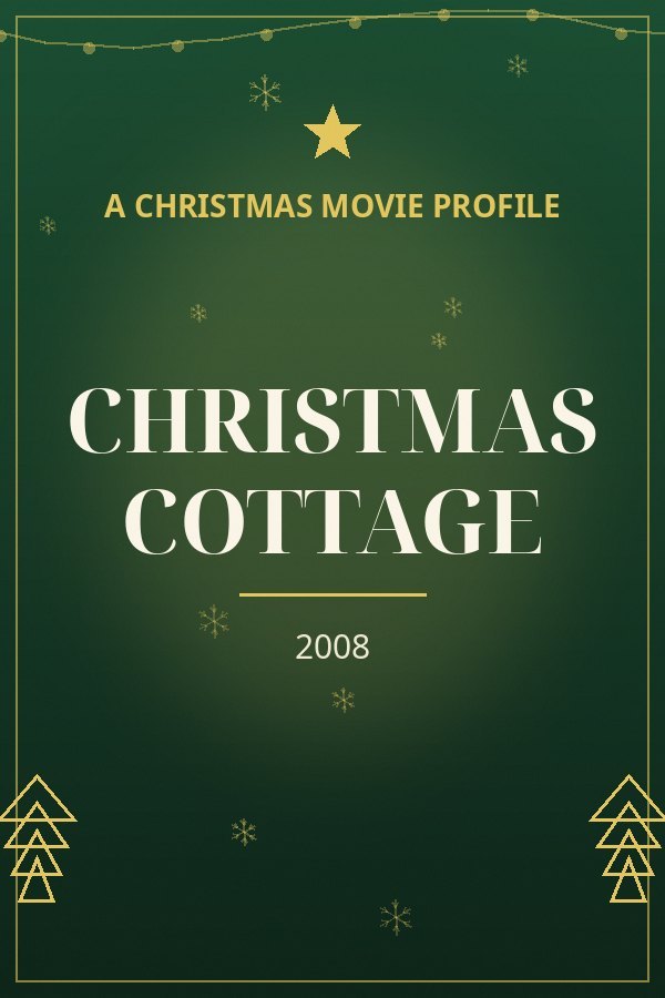 Christmas Cottage — designed title card art