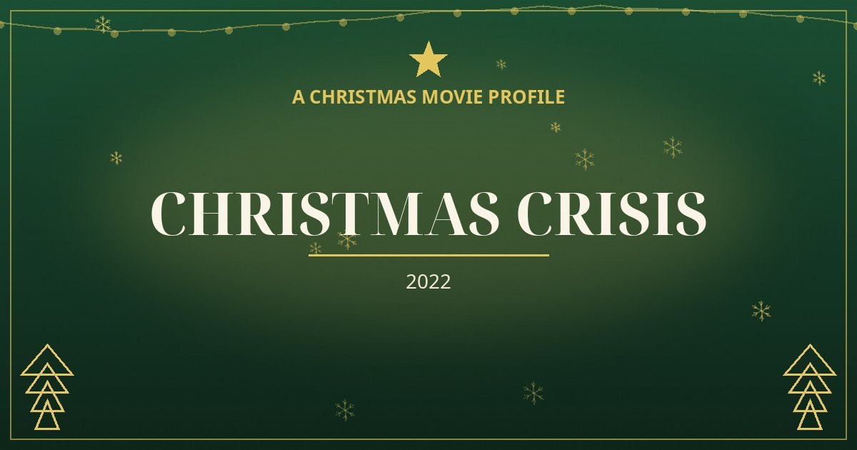 Christmas Crisis — original designed title card art