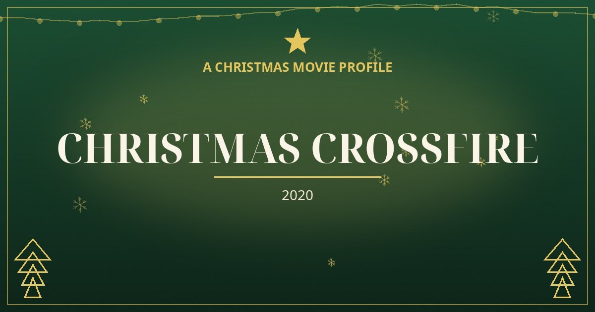 Christmas Crossfire — original designed title card art