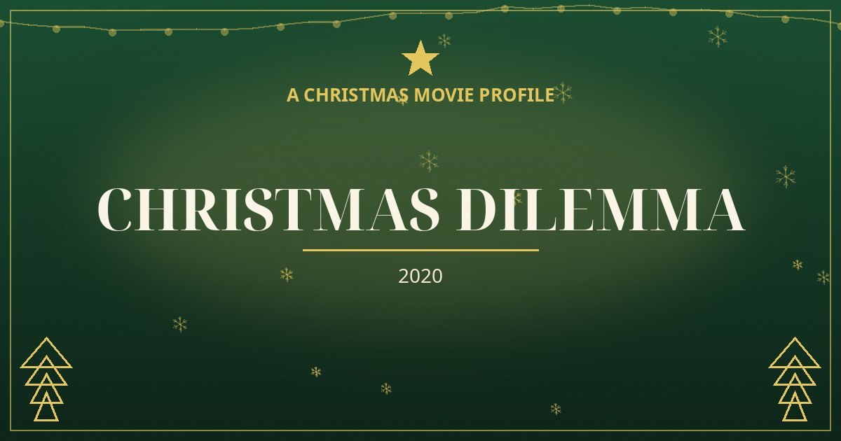 Christmas Dilemma — original designed title card art