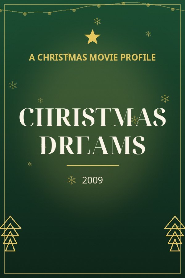 Christmas Dreams — designed title card art