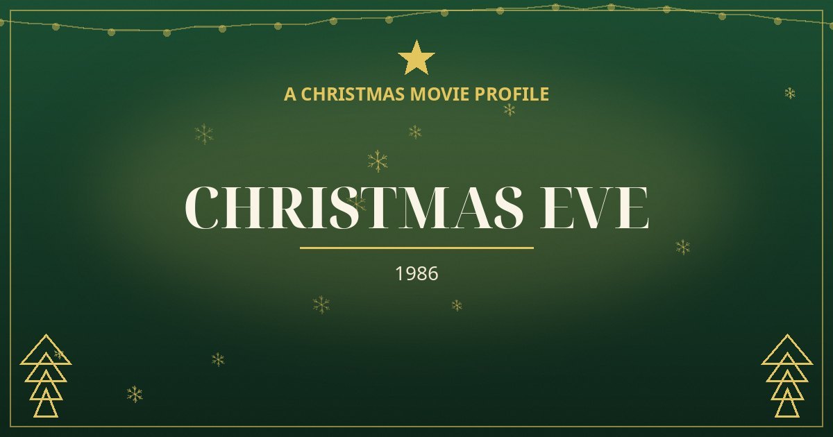 Christmas Eve — original designed title card art