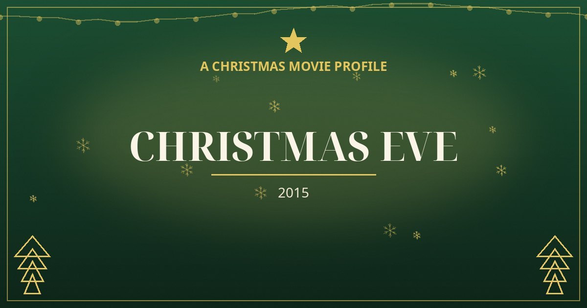Christmas Eve — original designed title card art