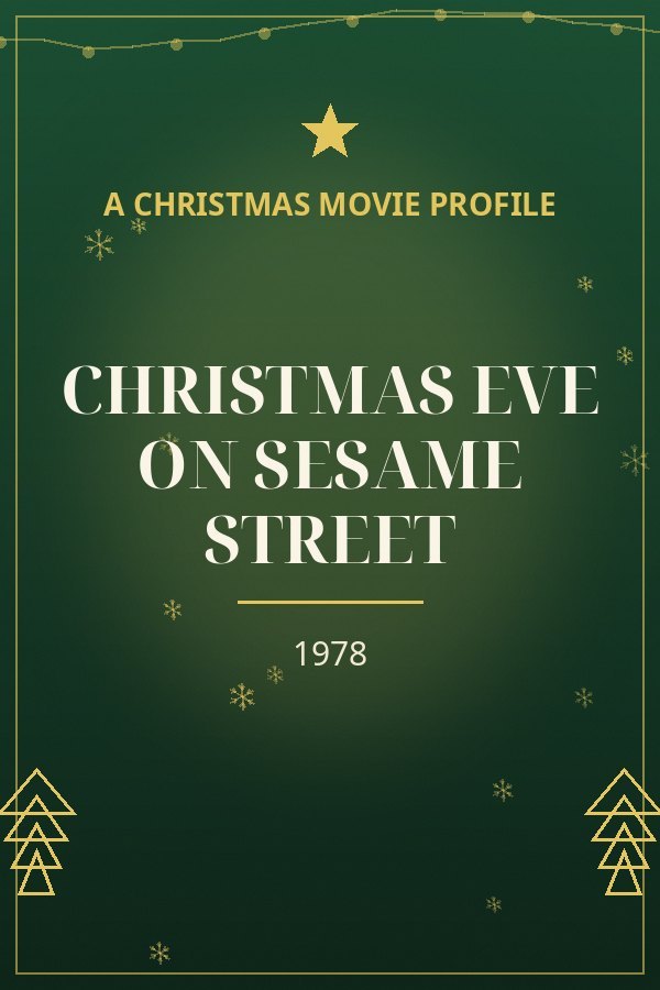 Christmas Eve on Sesame Street — designed title card art