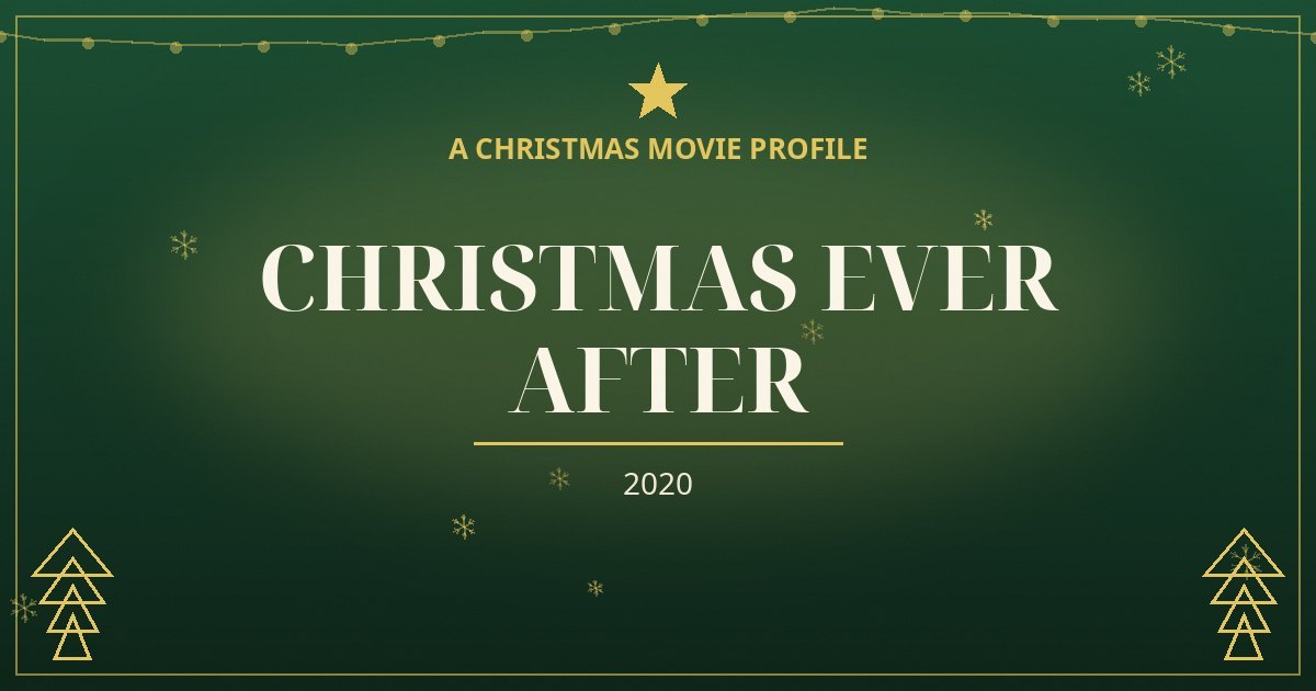 Christmas Ever After — original designed title card art