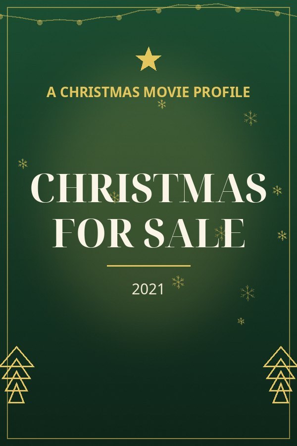 Christmas for Sale — designed title card art