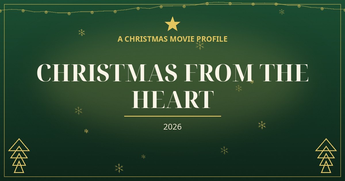 Christmas from the Heart — original designed title card art