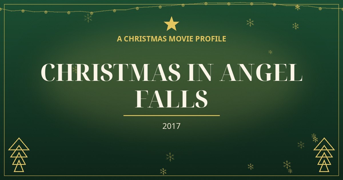 Christmas in Angel Falls — original designed title card art