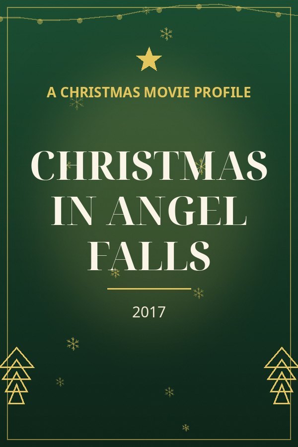 Christmas in Angel Falls — designed title card art
