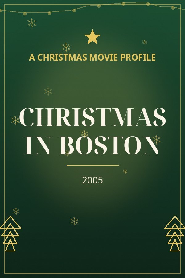 Christmas in Boston — designed title card art