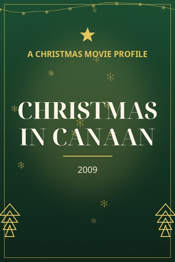 Christmas in Canaan — designed title card art