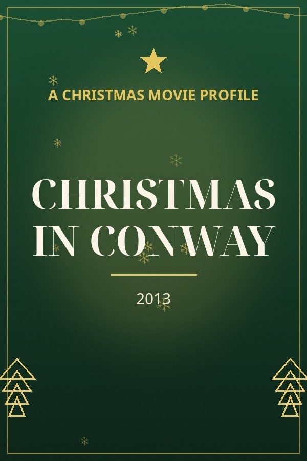 Christmas in Conway — designed title card art