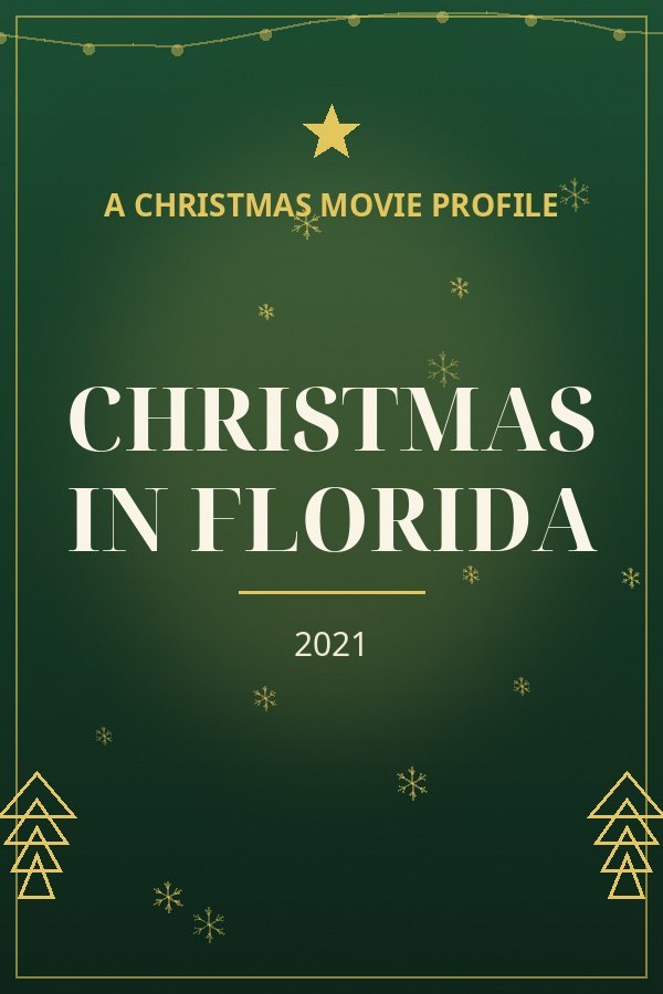 Christmas in Florida — designed title card art