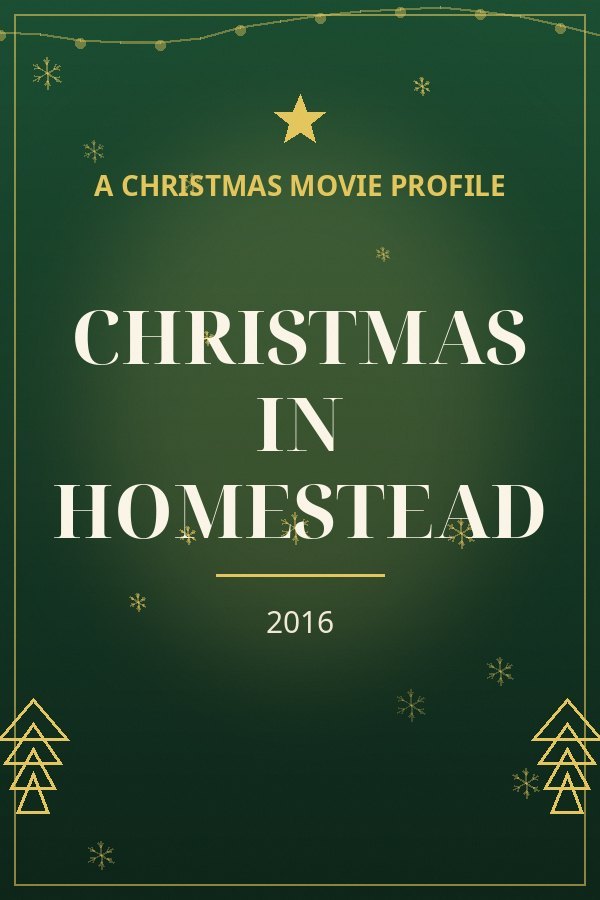 Christmas in Homestead — designed title card art