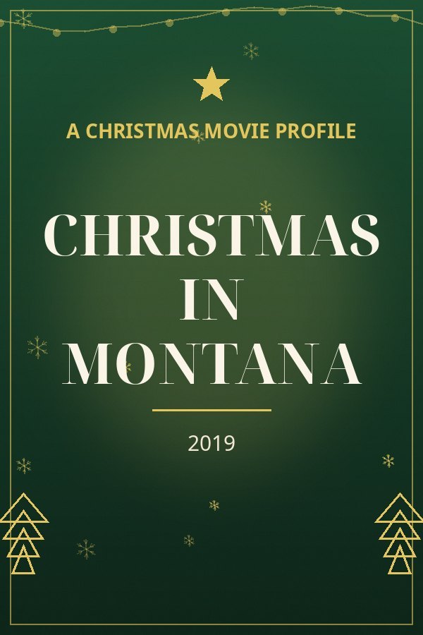 Christmas in Montana — designed title card art