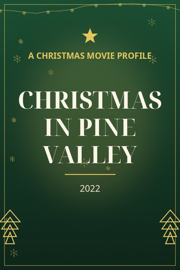 Christmas in Pine Valley — designed title card art