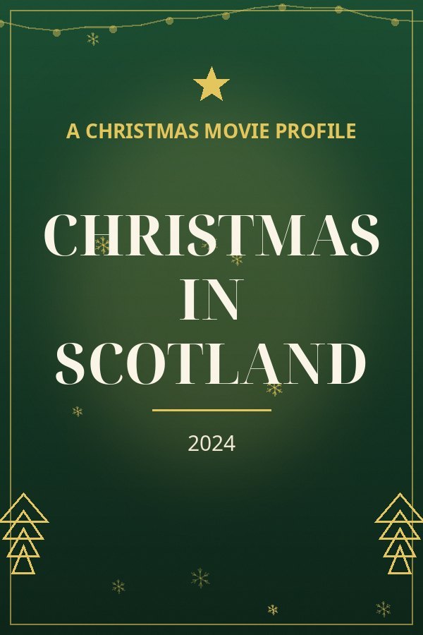 Christmas in Scotland — designed title card art