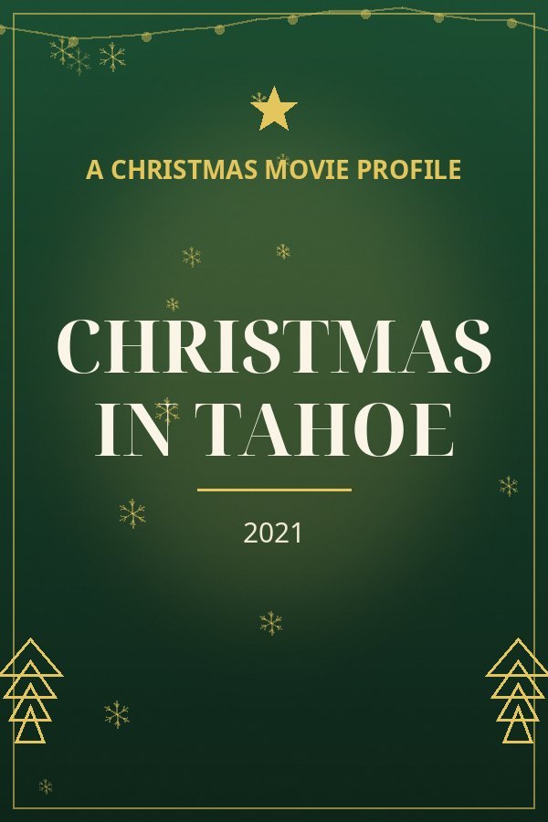 Christmas in Tahoe — designed title card art