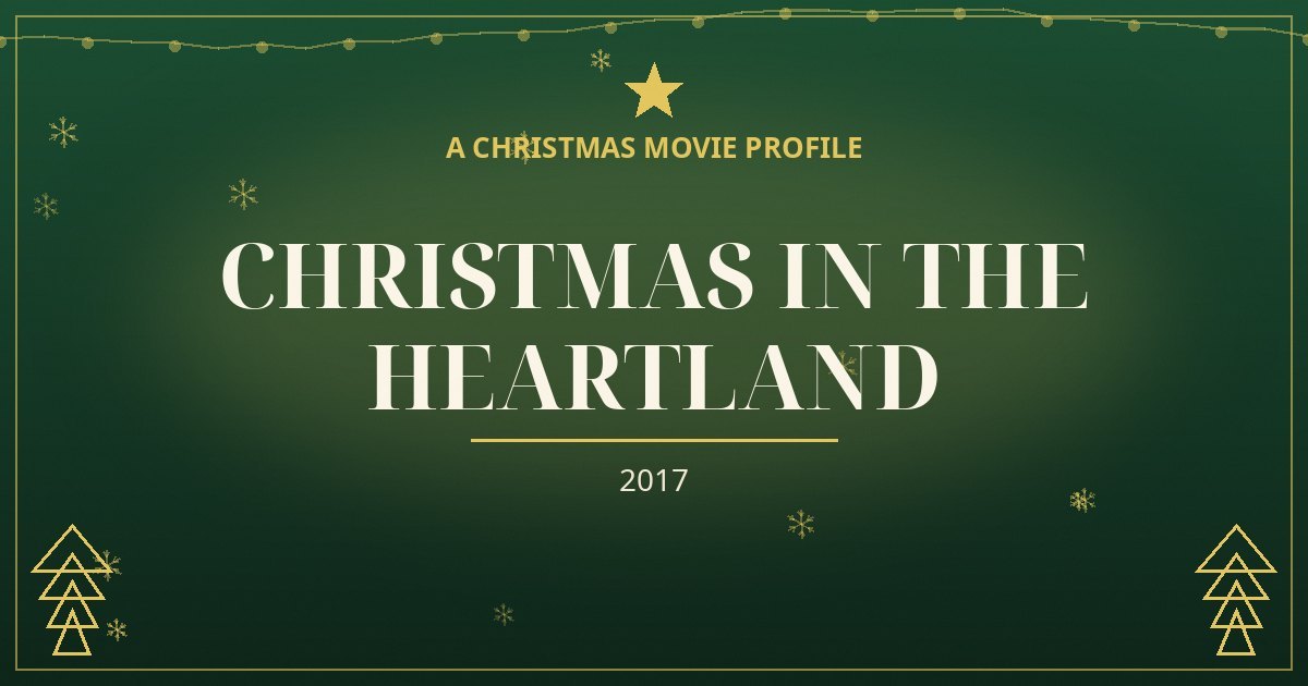 Christmas in the Heartland — original designed title card art