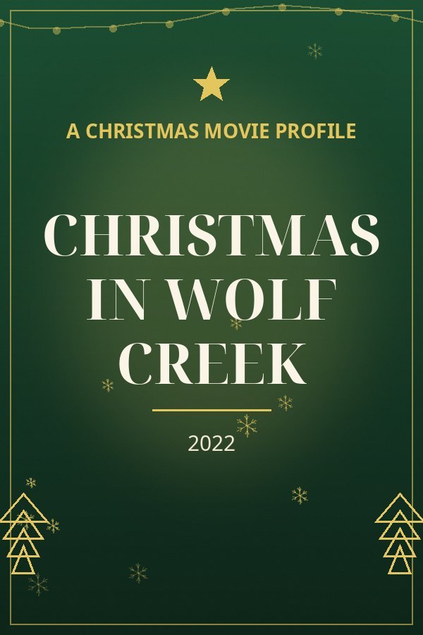 Christmas in Wolf Creek — designed title card art