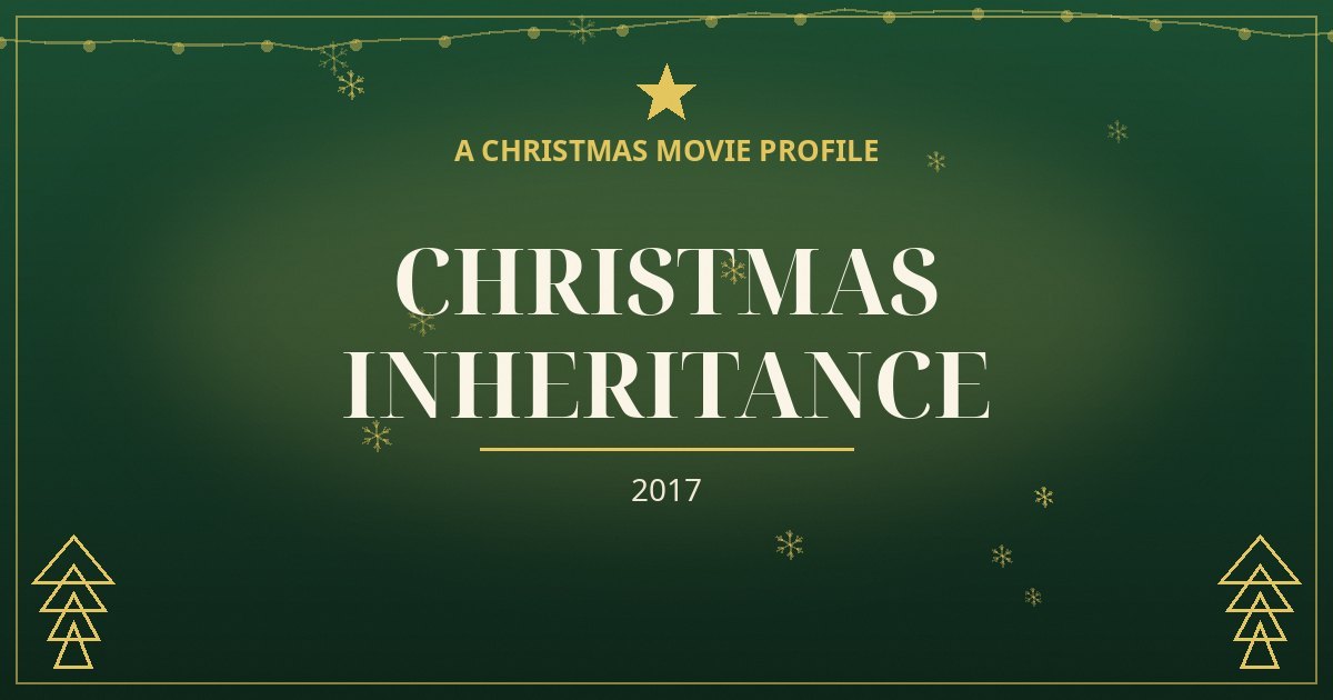 Christmas Inheritance — original designed title card art