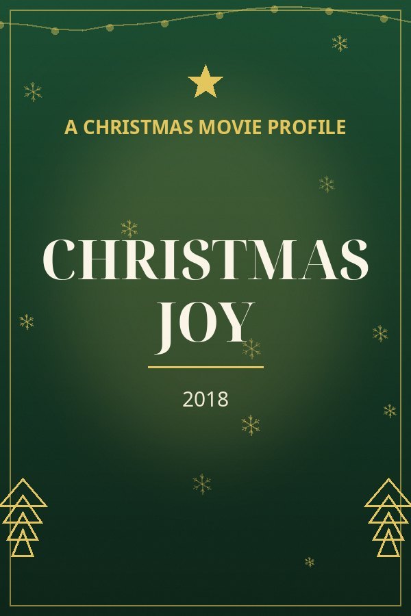 Christmas Joy — designed title card art