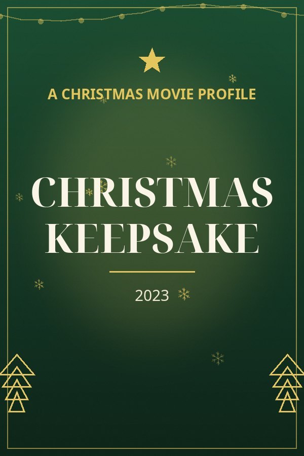Christmas Keepsake — designed title card art
