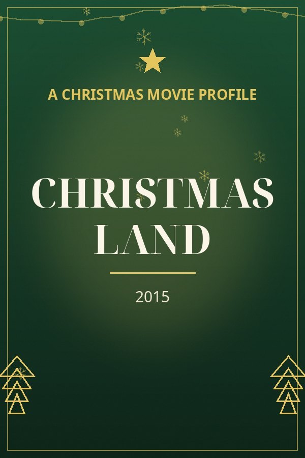 Christmas Land — designed title card art