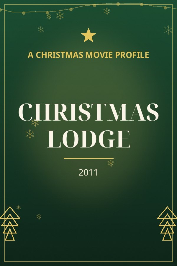 Christmas Lodge — designed title card art
