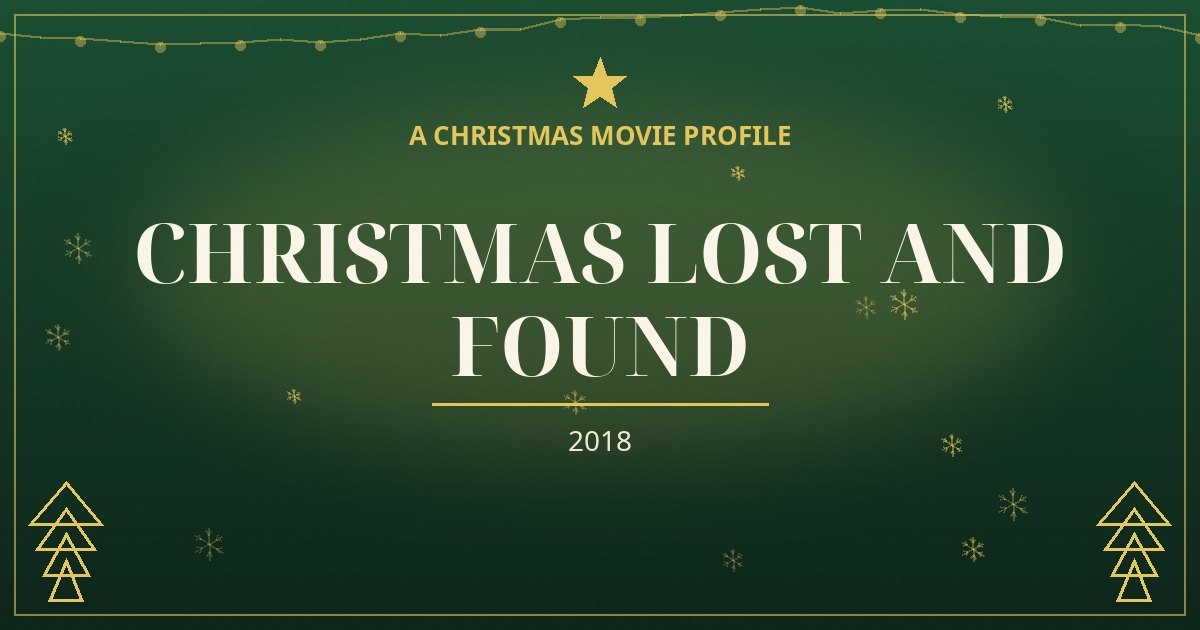 Christmas Lost and Found — original designed title card art
