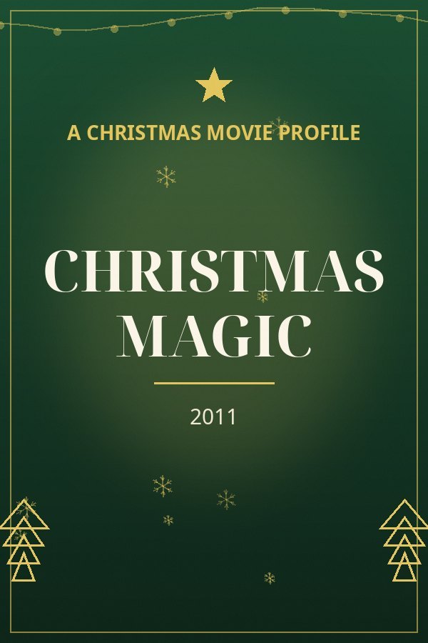 Christmas Magic — designed title card art