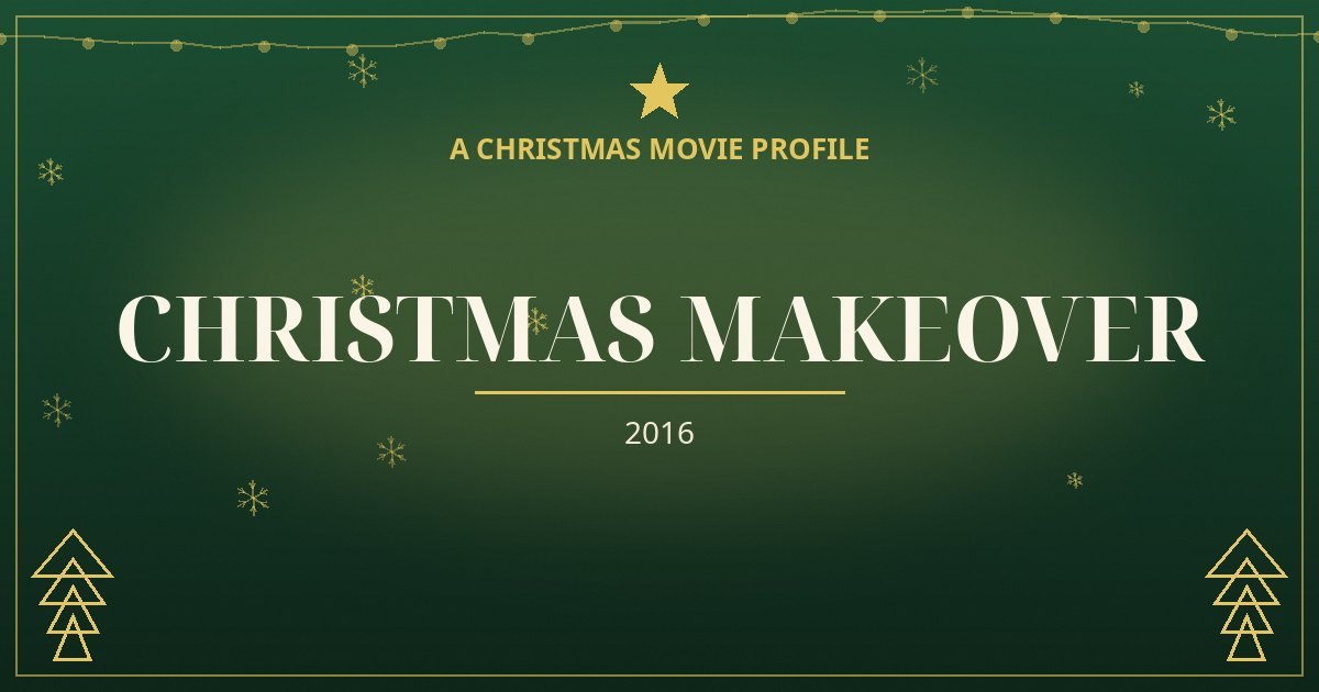 Christmas Makeover — original designed title card art