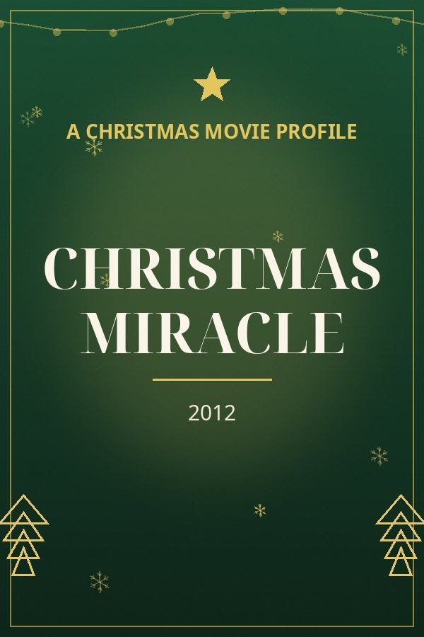 Christmas Miracle — designed title card art