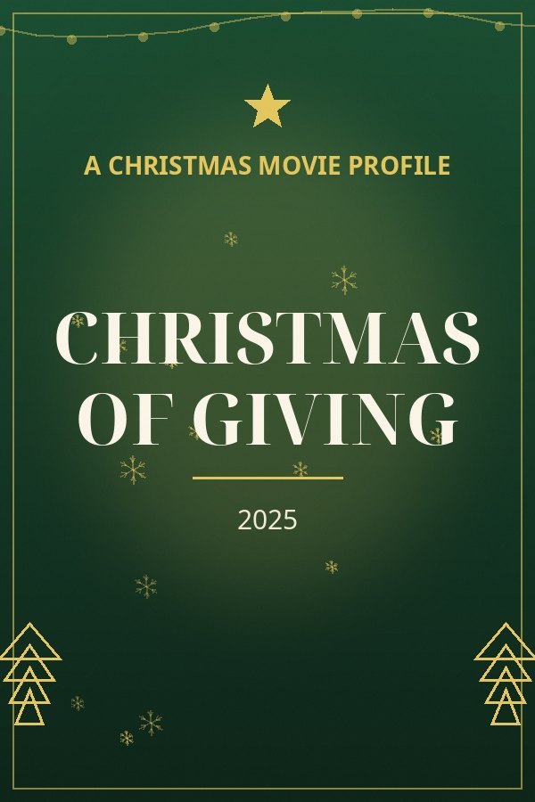 Christmas of Giving — designed title card art