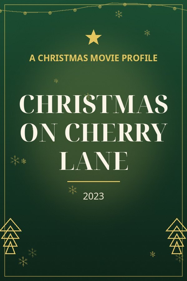 Christmas on Cherry Lane — designed title card art