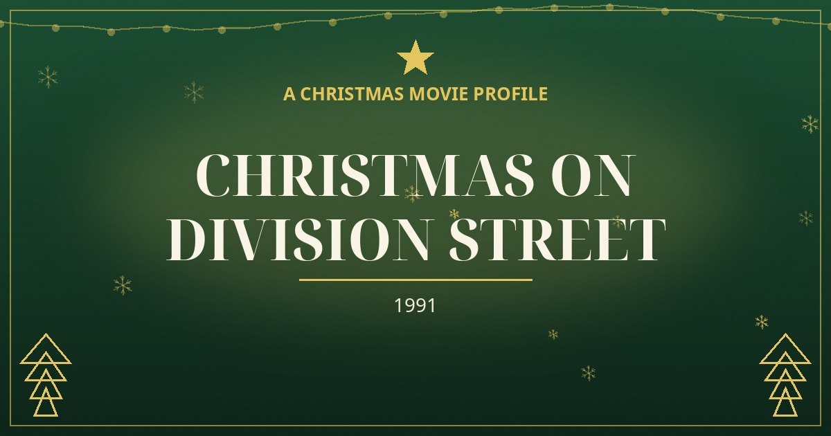 Christmas on Division Street — original designed title card art