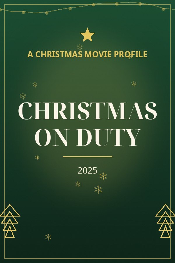 Christmas on Duty — designed title card art