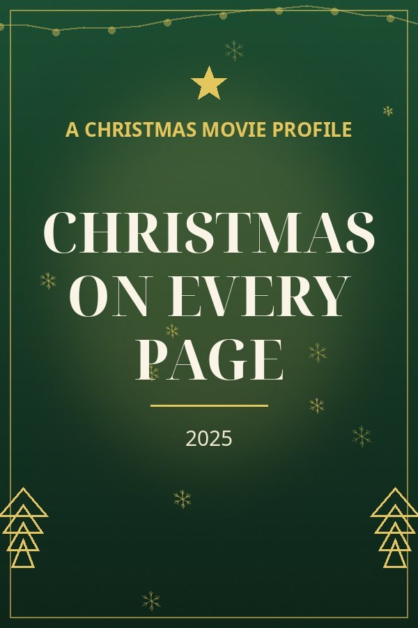 Christmas on Every Page — designed title card art