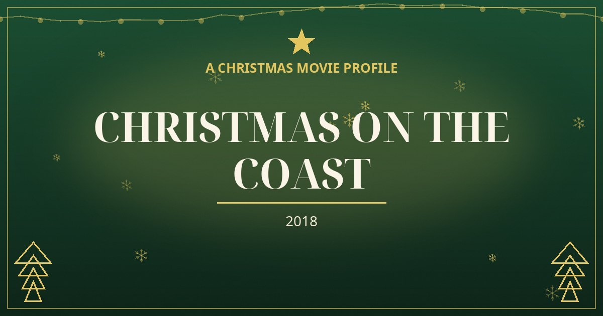 Christmas on the Coast — original designed title card art