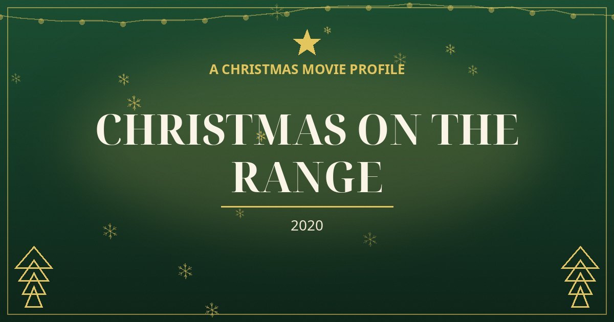 Christmas on the Range — original designed title card art