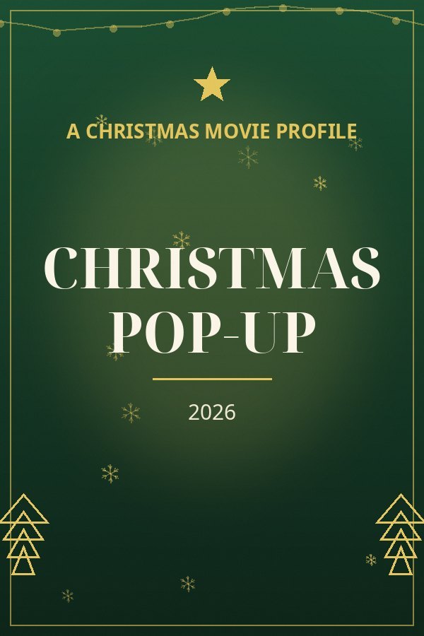 Christmas Pop-Up — designed title card art