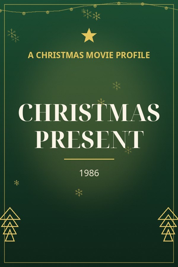 Christmas Present — designed title card art