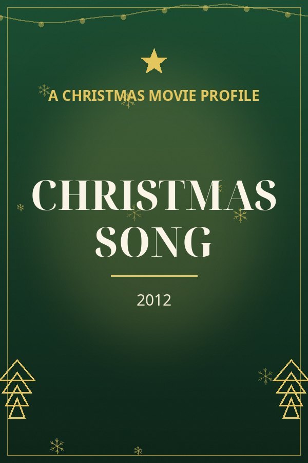 Christmas Song — designed title card art