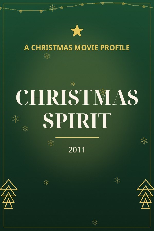 Christmas Spirit — designed title card art