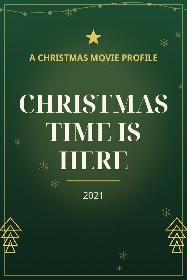 Christmas Time is Here — designed title card art