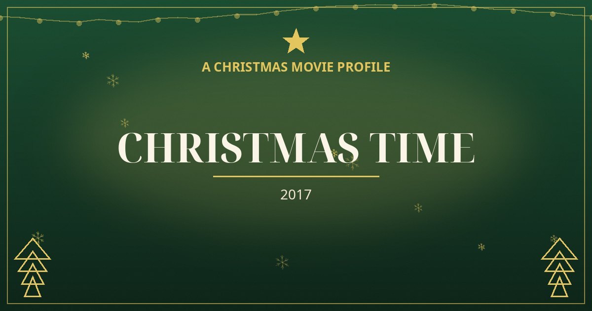 Christmas Time — original designed title card art