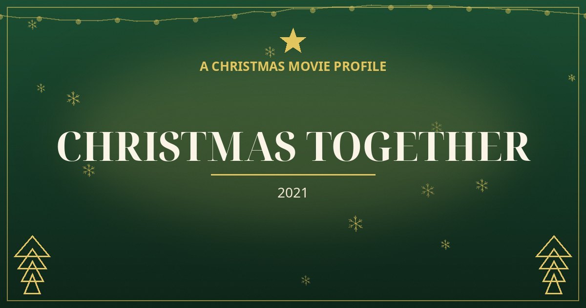 Christmas Together — original designed title card art