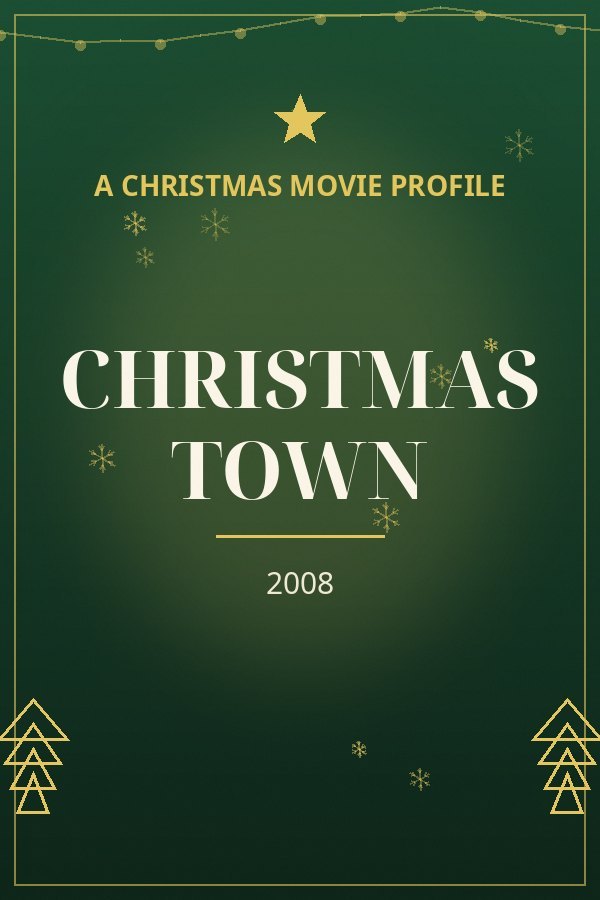 Christmas Town — designed title card art